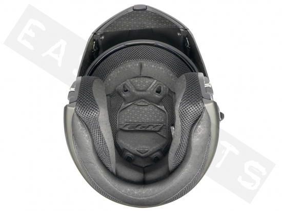 Helm Modular CGM 568A BER MONO matt schwarz (Doppelvisier)